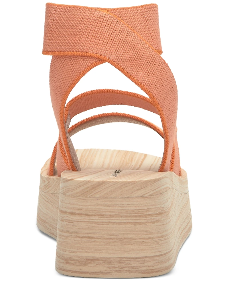 Lucky Brand Women's Samella Strappy Platform Wedge Sandals