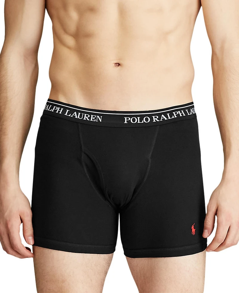 Polo Ralph Lauren Men's 5-Pack Classic Cotton Boxer Briefs