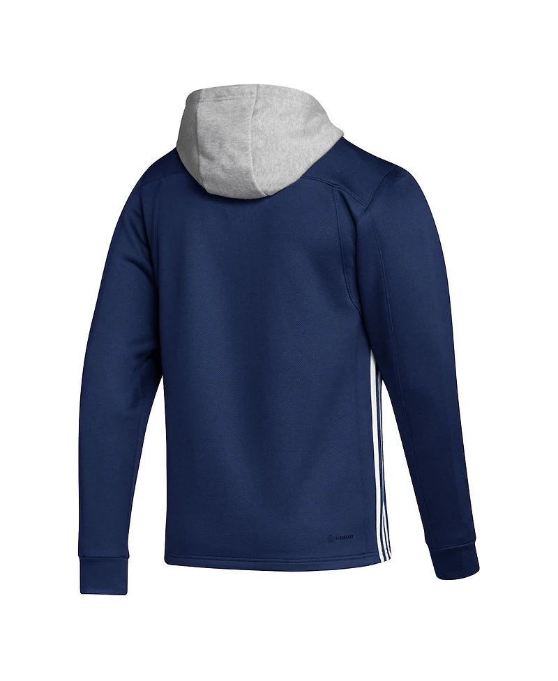 Men's adidas Blue Tampa Bay Lightning Skate Lace Team Pullover Hoodie