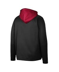 Men's Colosseum Oklahoma Sooners Luge 3.0 Quarter-Zip Hoodie