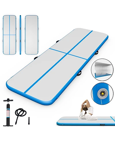 1 Pcs 10' Inflatable Gymnastics Mat Floor Mats