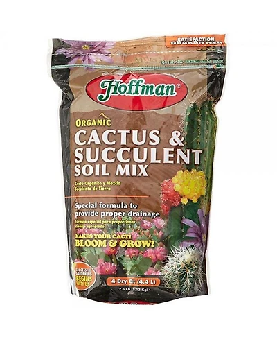 Hoffman A H Inc/Good Earth Hoffman 10404 Organic Cactus and Succulent Soil Mix, 4 Quarts