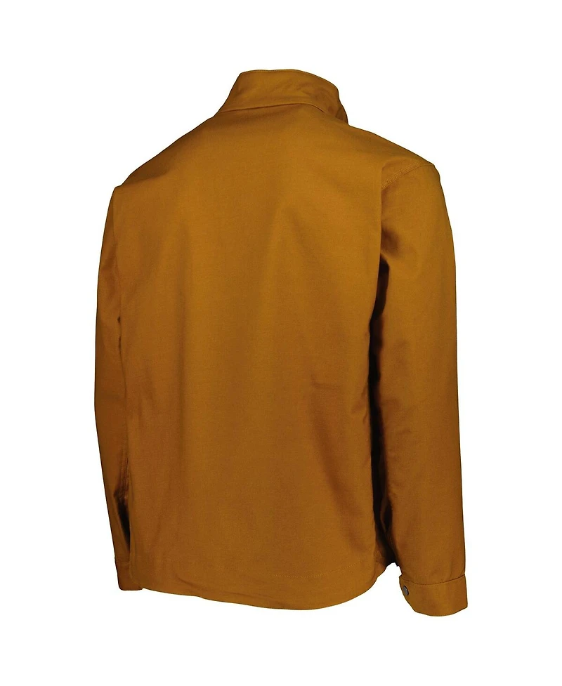 Men's Dunbrooke Tan Philadelphia Phillies Journey Tri-Blend Full-Zip Jacket
