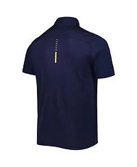 Men's Under Armour Navy Notre Dame Fighting Irish Motivate 2.0 Half-Zip Jacket