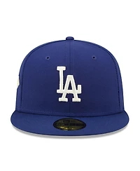 Men's New Era Royal Los Angeles Dodgers 1988 World Series Champions Citrus Pop Uv 59FIFTY Fitted Hat