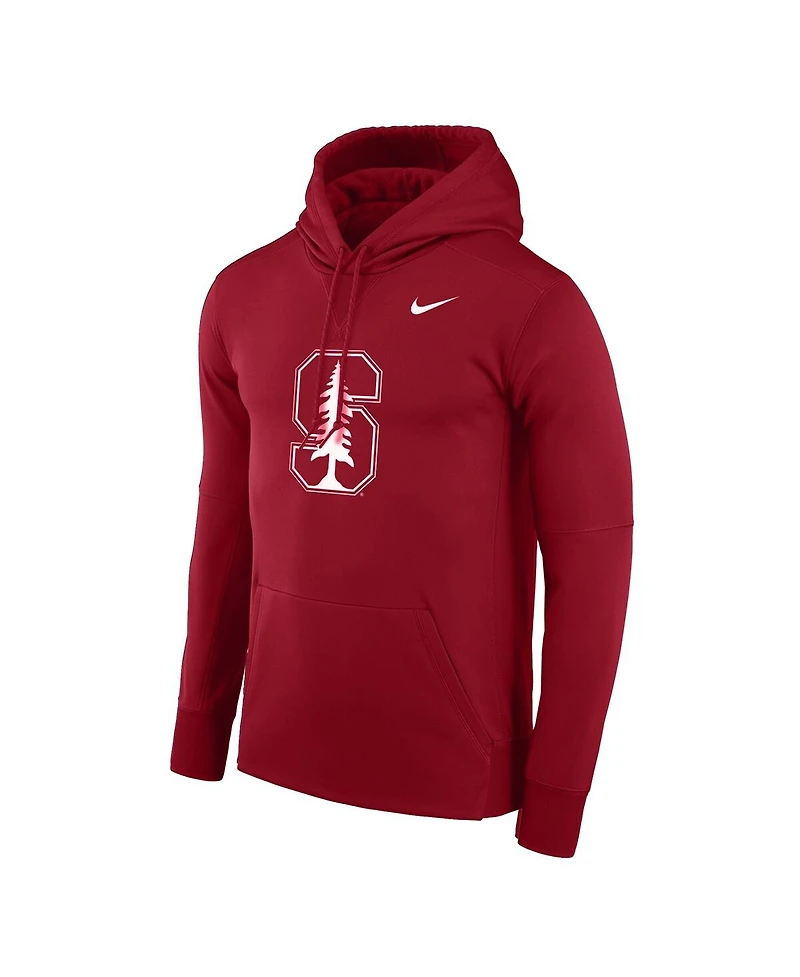 Men's Nike Cardinal Stanford Cardinal Logo Club Pullover Hoodie