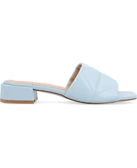 Journee Collection Women's Elidia Quilted Sandals