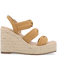 Journee Collection Women's Santorynn Platform Wedge Sandals