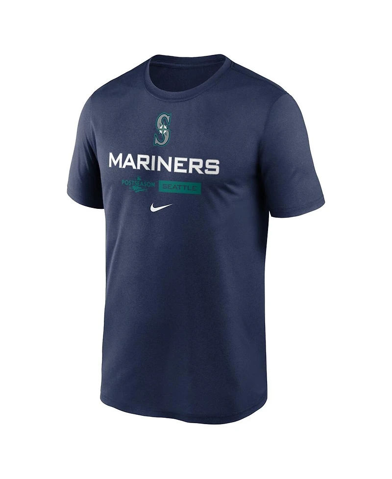 Men's Nike Navy Seattle Mariners 2022 Postseason Authentic Collection Dugout T-shirt