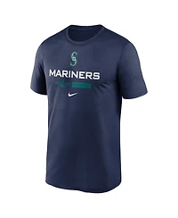 Men's Nike Navy Seattle Mariners 2022 Postseason Authentic Collection Dugout T-shirt