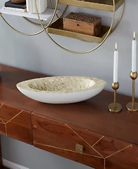 Rosemary Lane Mother of Pearl Tray, 21" x 8" x 4"
