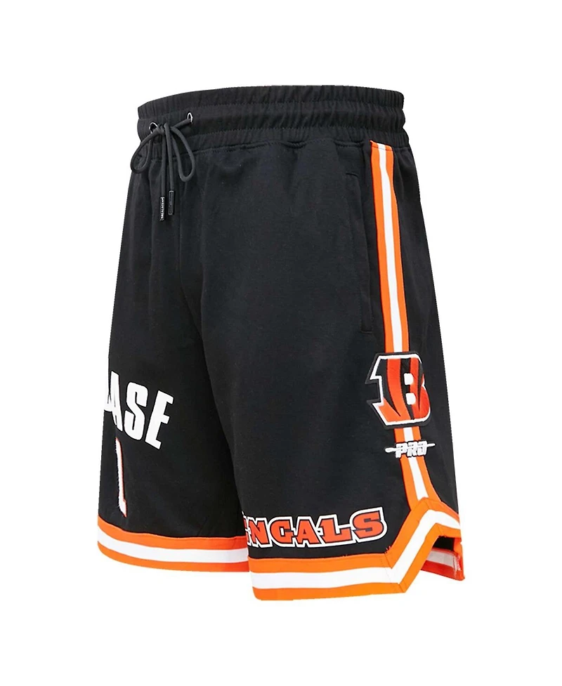 Men's Pro Standard Ja'Marr Chase Black Cincinnati Bengals Player Name and Number Shorts