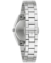 Bulova Women's Surveyor Diamond Accent Stainless Steel Bracelet Watch 31mm