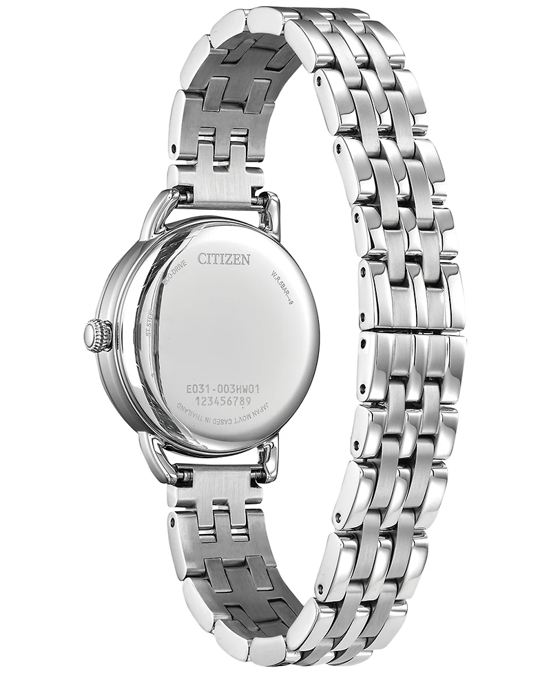 Citizen Eco-Drive Women's Stainless Steel Bracelet Watch 29mm