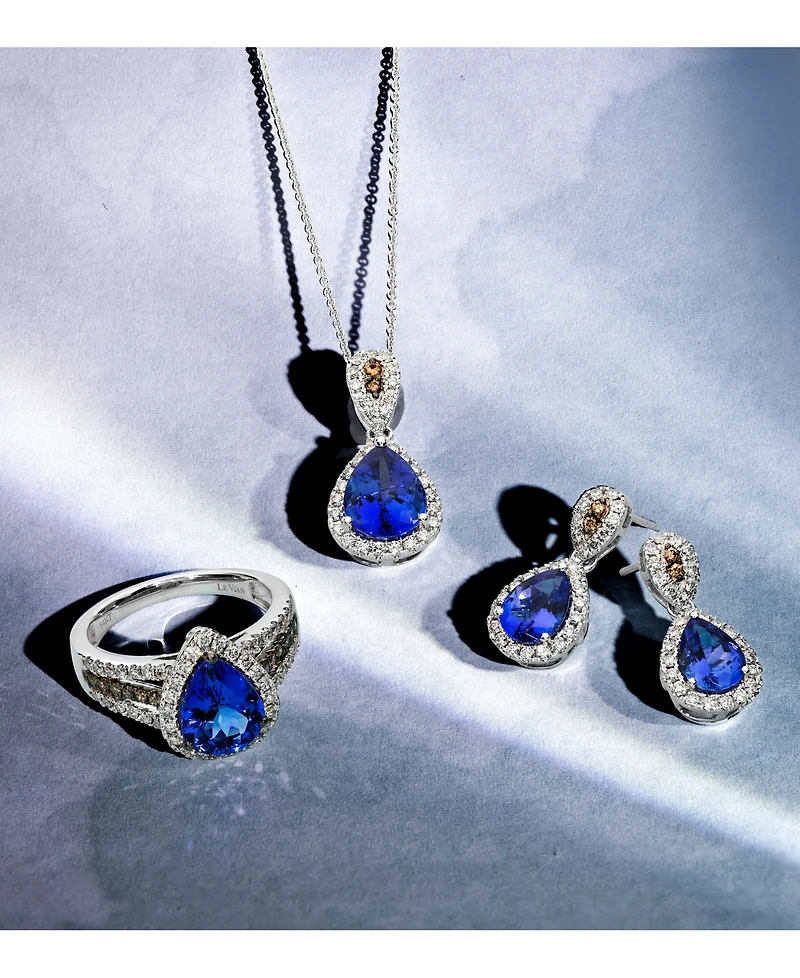 Le Vian Blueberry Tanzanite (2 ct. t.w.) & Diamond (5/8 Ring 14K White Gold (Also available Rose and Gold)