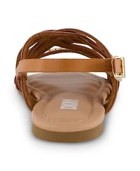 Dkny Little Girls Multi Strappy Flat Open Toe Sandals
