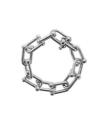 Oma The Label Kosi Bracelet in White Gold-Plated Brass