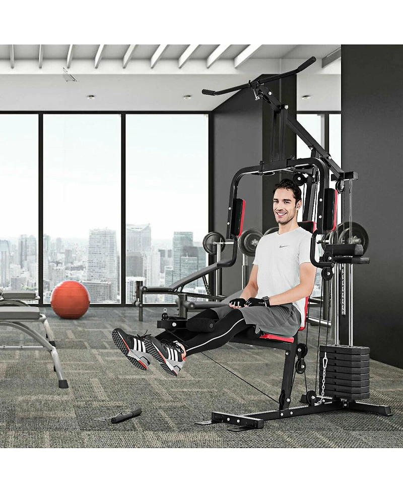 Multifunction Cross Trainer Workout Machine Strength Training