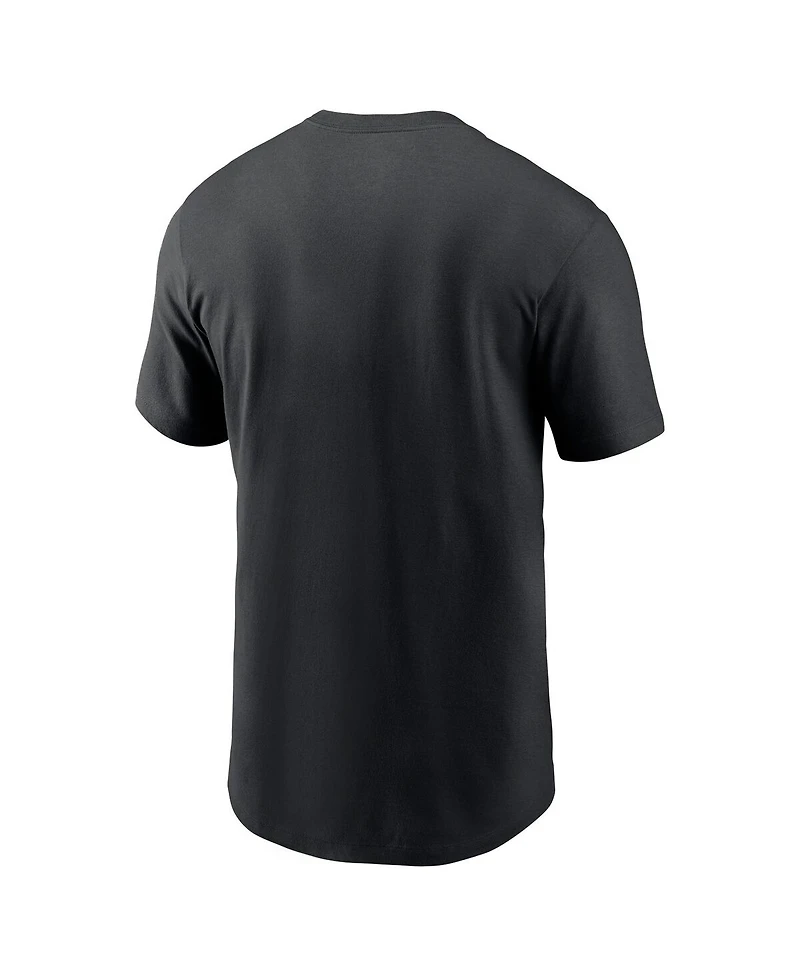 Men's Nike Black Carolina Panthers Muscle T-shirt