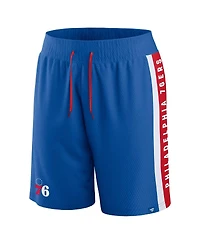 Men's Fanatics Royal Philadelphia 76ers Referee Iconic Mesh Shorts