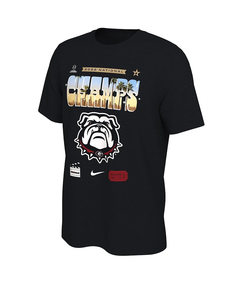 Men's Nike Black Georgia Bulldogs College Football Playoff 2022 National Champions Local T-shirt