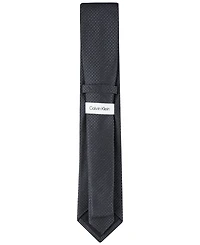 Calvin Klein Men's Steel Micro-Dot Solid Tie
