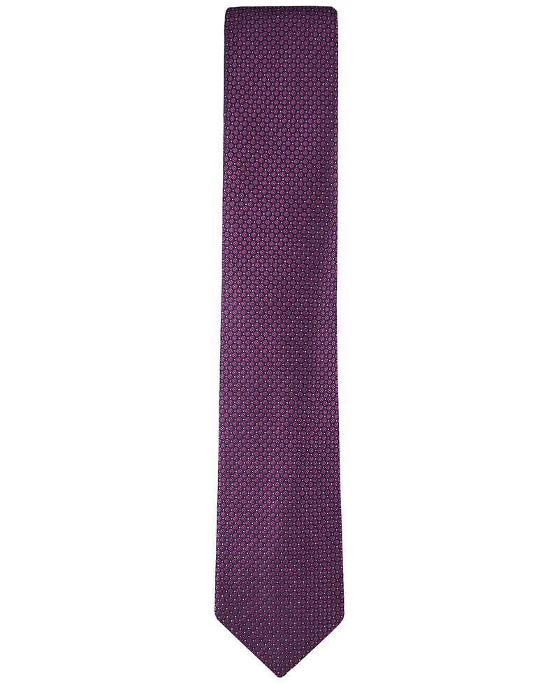 Calvin Klein Men's Steel Micro-Dot Solid Tie