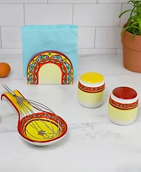 Euro Ceramica Galicia Kitchen Accessories, Set of 4