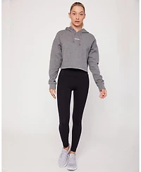 Rebody Active Women's Logo Fleece Crop Hoody for Women