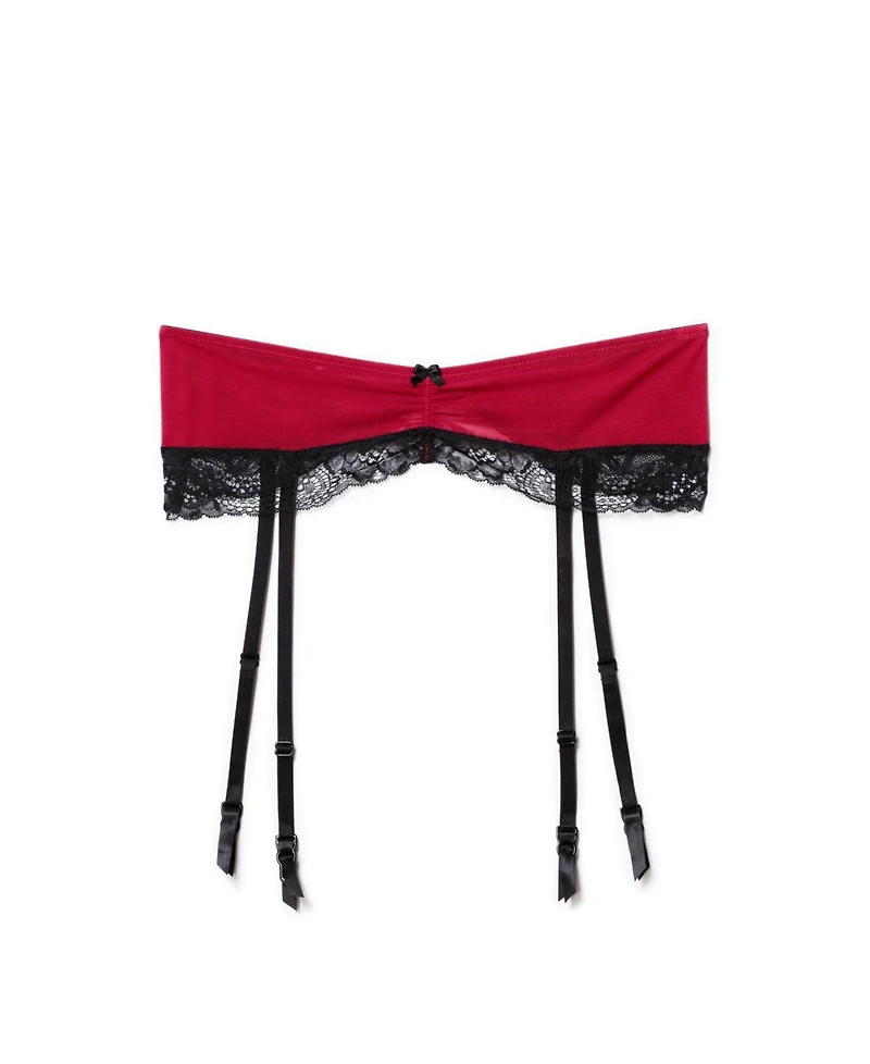 Adore Me Women's Clairabelle Garter Belt Lingerie