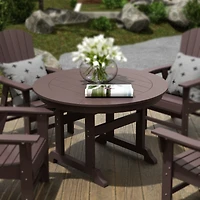 WestinTrends 47" Round Outdoor Patio Dining Table