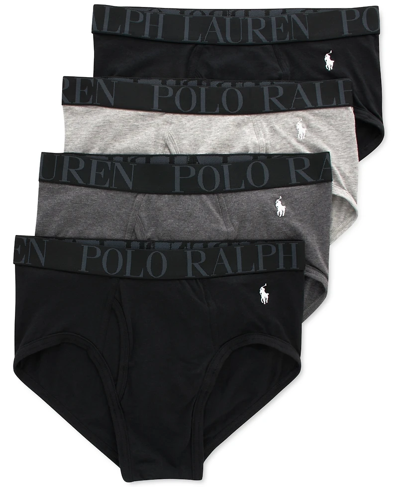 Polo Ralph Lauren Men's 4-Pack Classic Stretch Briefs