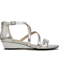 LifeStride Women's Yolanda Strappy Wedge Dress Sandals