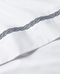 Lauren Ralph Spencer Cable Embroidery Pillowcase Set