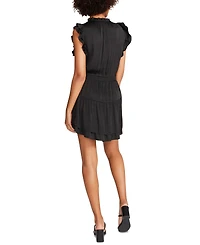 Steve Madden Women's Satin Prairie Dreams Mini Dress