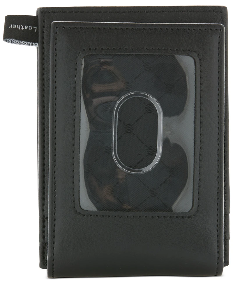 Perry Ellis Portfolio Men's Magnetic Leather Card Case