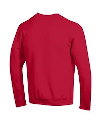 Men's Champion Red Nc State Wolfpack High Motor Pullover Sweatshirt