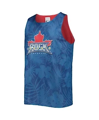 Men's Foco Blue, Red Toronto Rock Reversible Mesh Tank Top