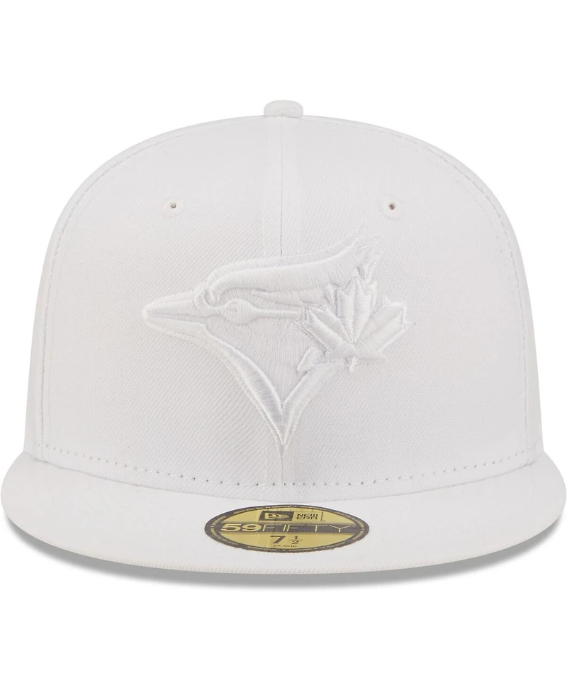 Men's New Era Toronto Blue Jays White on 59FIFTY Fitted Hat