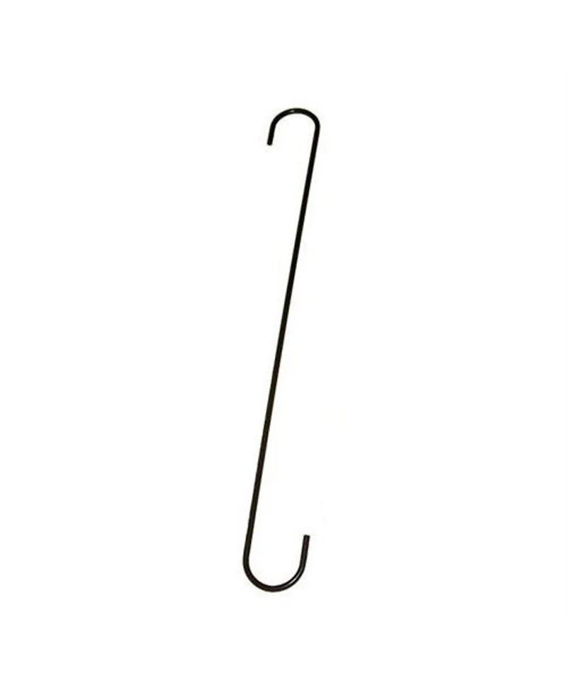 The Hookery Gh-24 S Shaped Garden Hook, Black, 24-Inch