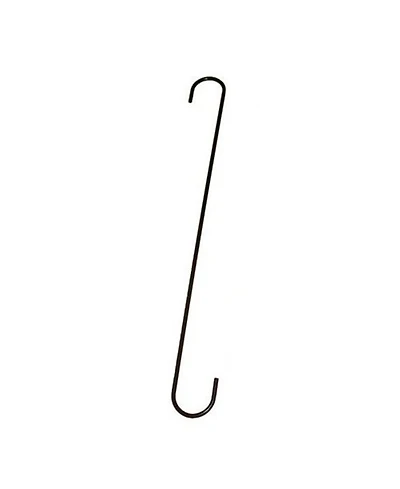 The Hookery Gh-24 S Shaped Garden Hook, Black, 24-Inch