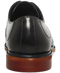 Steve Madden Men's Zane Tonal & Textured Leather Mid Oxford Dress Shoe