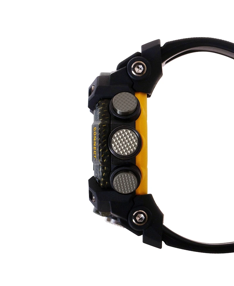 G-Shock Men's Master of G Black and Yellow Resin Digital Watch 51.3mm, GGB100Y-1A
