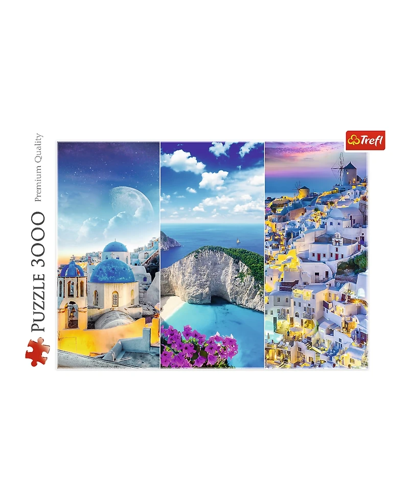 Trefl Red 3000 Piece Puzzle - Greek holidays