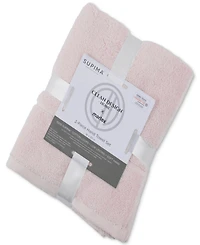 Clean Design Home x Martex Low Lint 2 Pack Supima Cotton Hand Towels