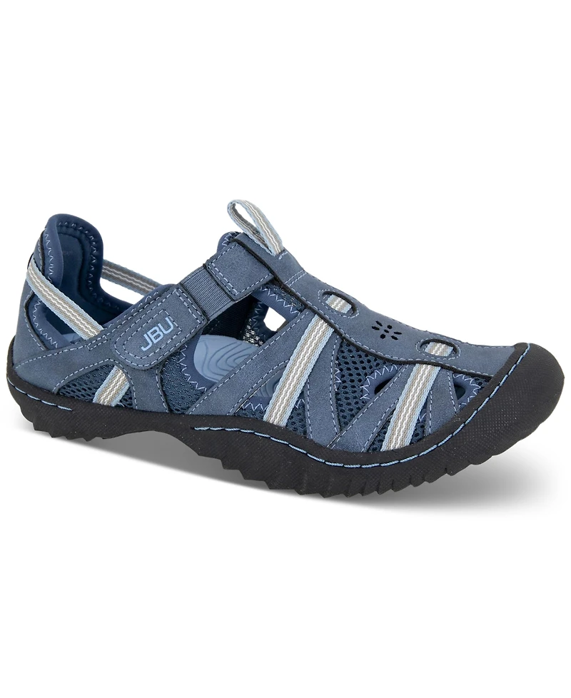 Jbu Women's Regional Water-Ready Strappy Sandal Flats