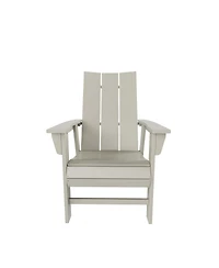 WestinTrends Outdoor Patio Modern Adirondack Dining Chair Weather Resistant