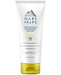 Oars + Alps 100% Mineral Sunscreen Lotion Spf 50, 6 oz.