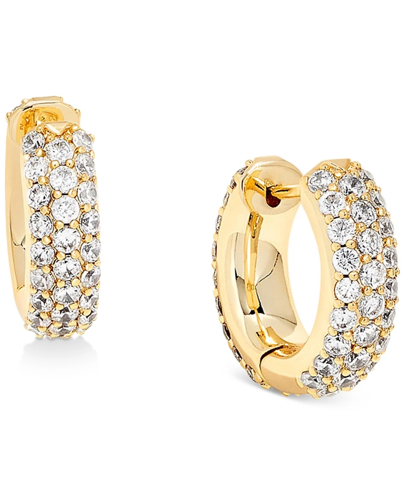 Kendra Scott Small Pave Huggie Hoop Earrings, 0.62"