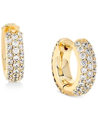 Kendra Scott Small Pave Huggie Hoop Earrings, 0.62"